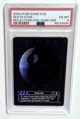 V1177: 2000: DEATH STAR: REFLECTIONS: FOIL: DARK SIDE: PSA 6: EX-MT: 88724558